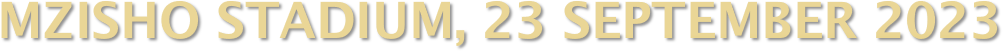 Mzisho Stadium, 23 September 2023